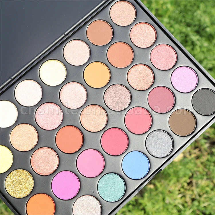 A138 profesional all colors eye shadow pressed glitter eyeshadow private label