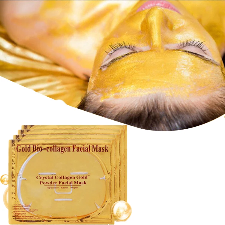 Collagen Facial Mask lifting and tightening hydrogel 24K gold facial mask foreign trade cosmetics wholesale moisturizing facial