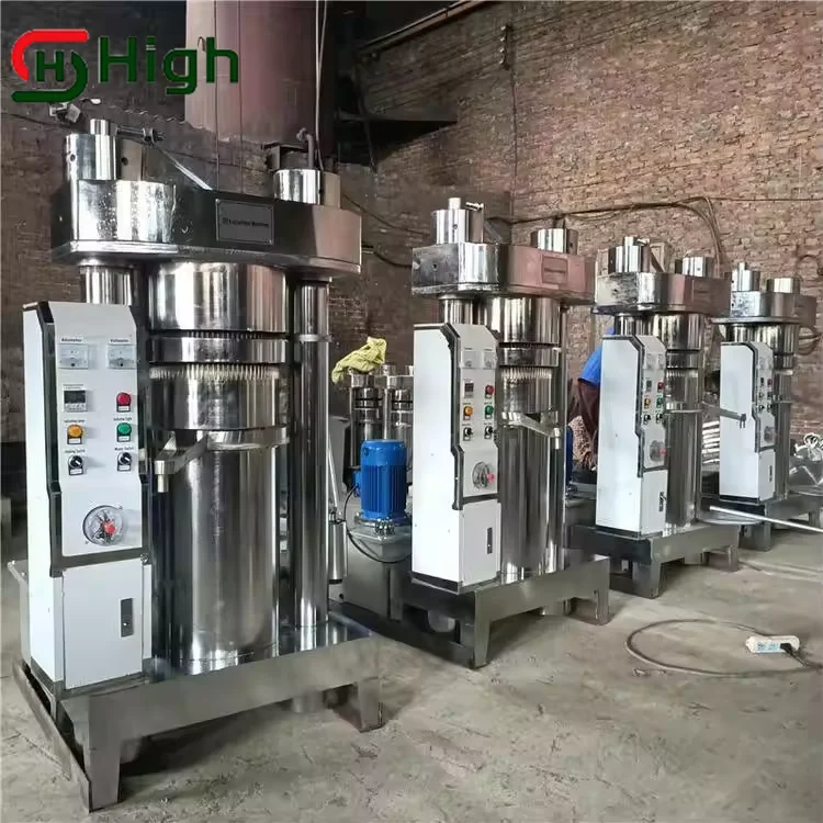 Hydraulic Cold Oil Press Machine Sesame Coconut Mustard Semi-automatic Oil Pressers Extraction Chili Peanut Walnut Cocoa Butter