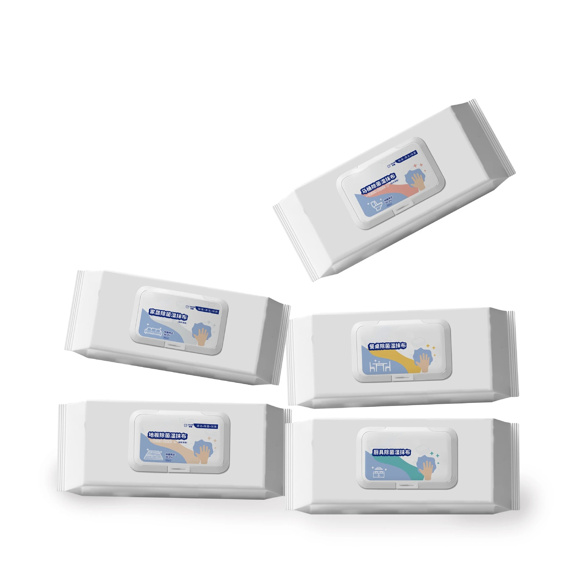 OEM Manufacture non woven cleaning Wet floor wipes household kitchen clean wipes for house clean