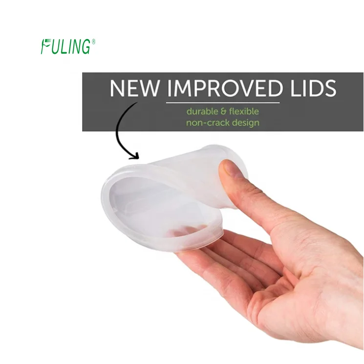 Контейнеры для хранения пищевых продуктов высокого качества pp одноразовые круглые контейнеры deli 16 32 унции пластиковые прозрачные супа