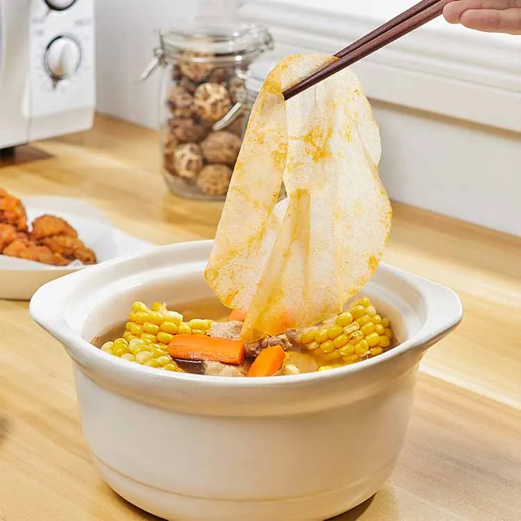 Oil Absorbing Food Paper Kitchen Blotting Paper Absorption Membrane Pads Soup Oil Blotting Paper