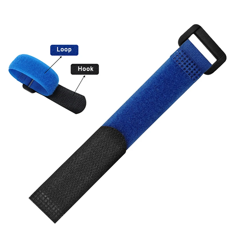 Supply computer wire hook and loop binding belt hook and loop cable ties  hook and loop cable organizer