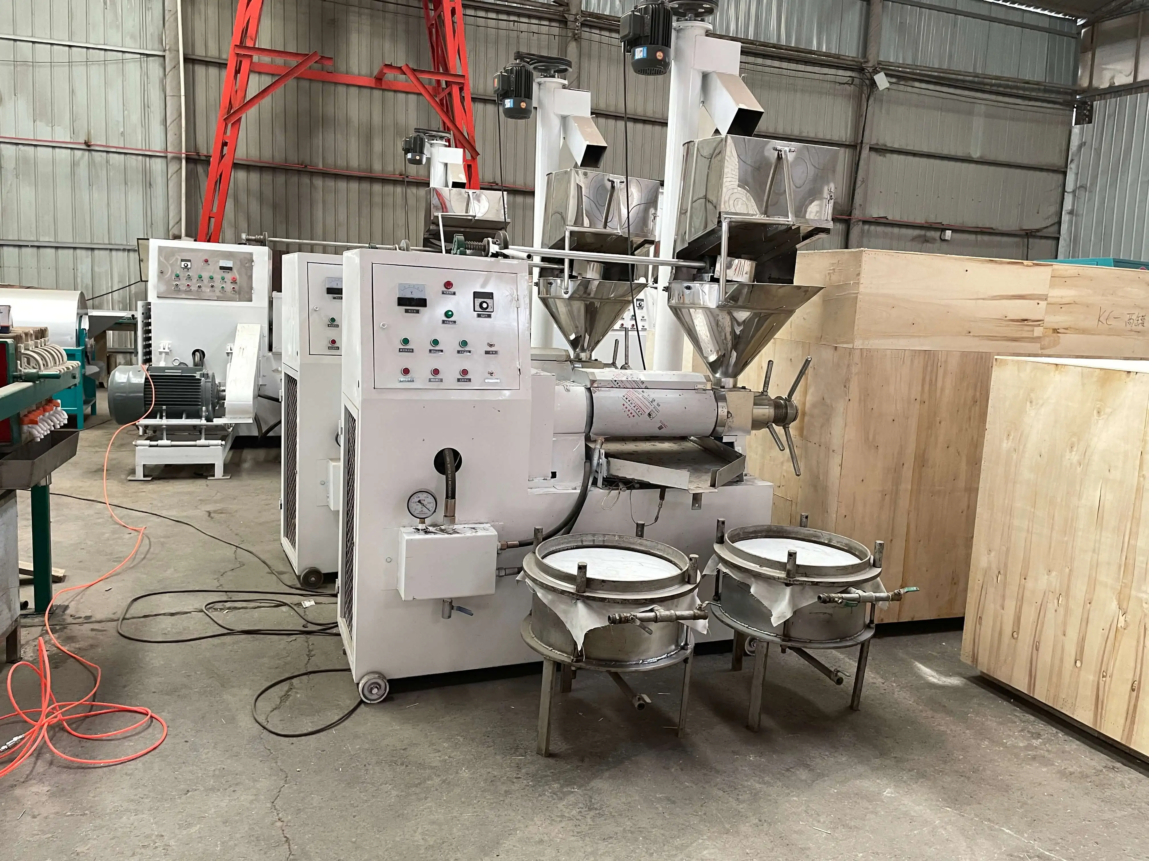 Fully automatic screw peanut 6yl-70 coffee bean expeller cold pressed virgin coconut oil extraction machine