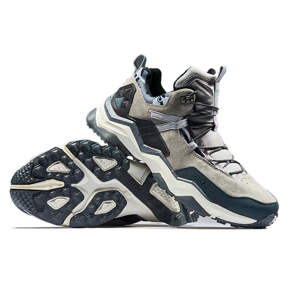 
RAX Men Hiking Shoes Water Repellent Anti Slip Camping Boot Backpacking Trekking Boots Outdoor Walking Shoes 