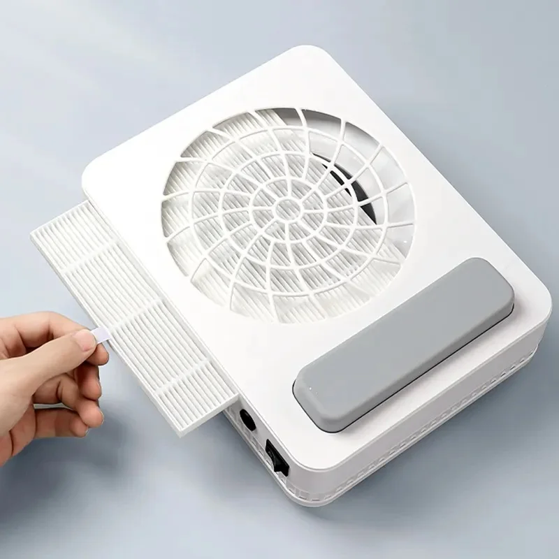 New 48W Low Noise Nail Vacuum Fan With Reusable Filter Electric Nail Dust Collector For Nail Salon