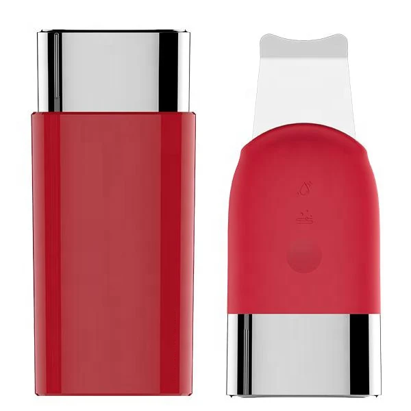 Rechargeable Skin Spatual Ultrasonic Face Dirt Cleansing Scrubber Horn Remover device