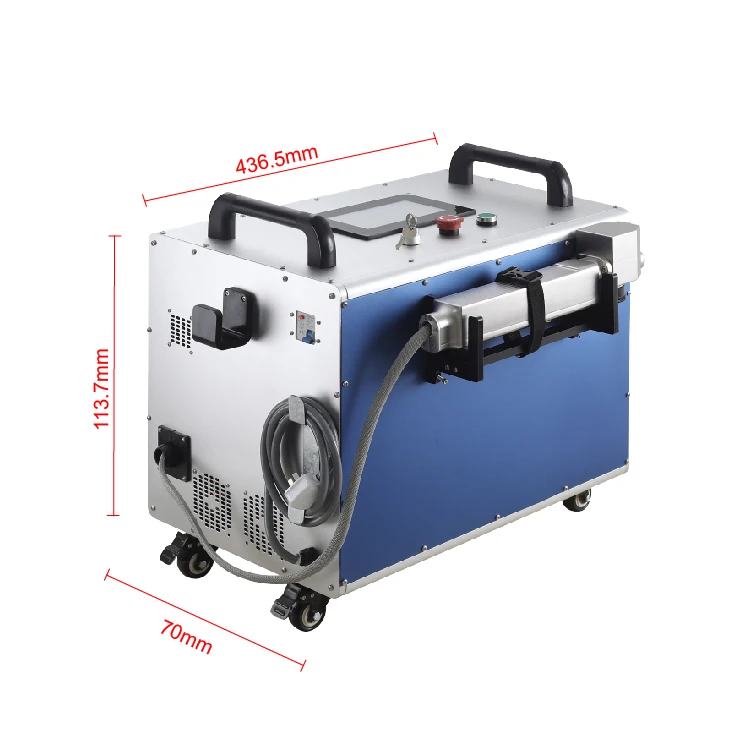 China Metal Rust Removal rust remover laser gun Fiber Laser Cleaning Machine for metal cleaning