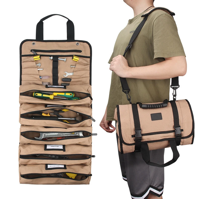 Durable Heavy Duty Tool Organizer Electricians Maintenance Worker Tool Bags hand hanging bag Multifunction Electrician Bag