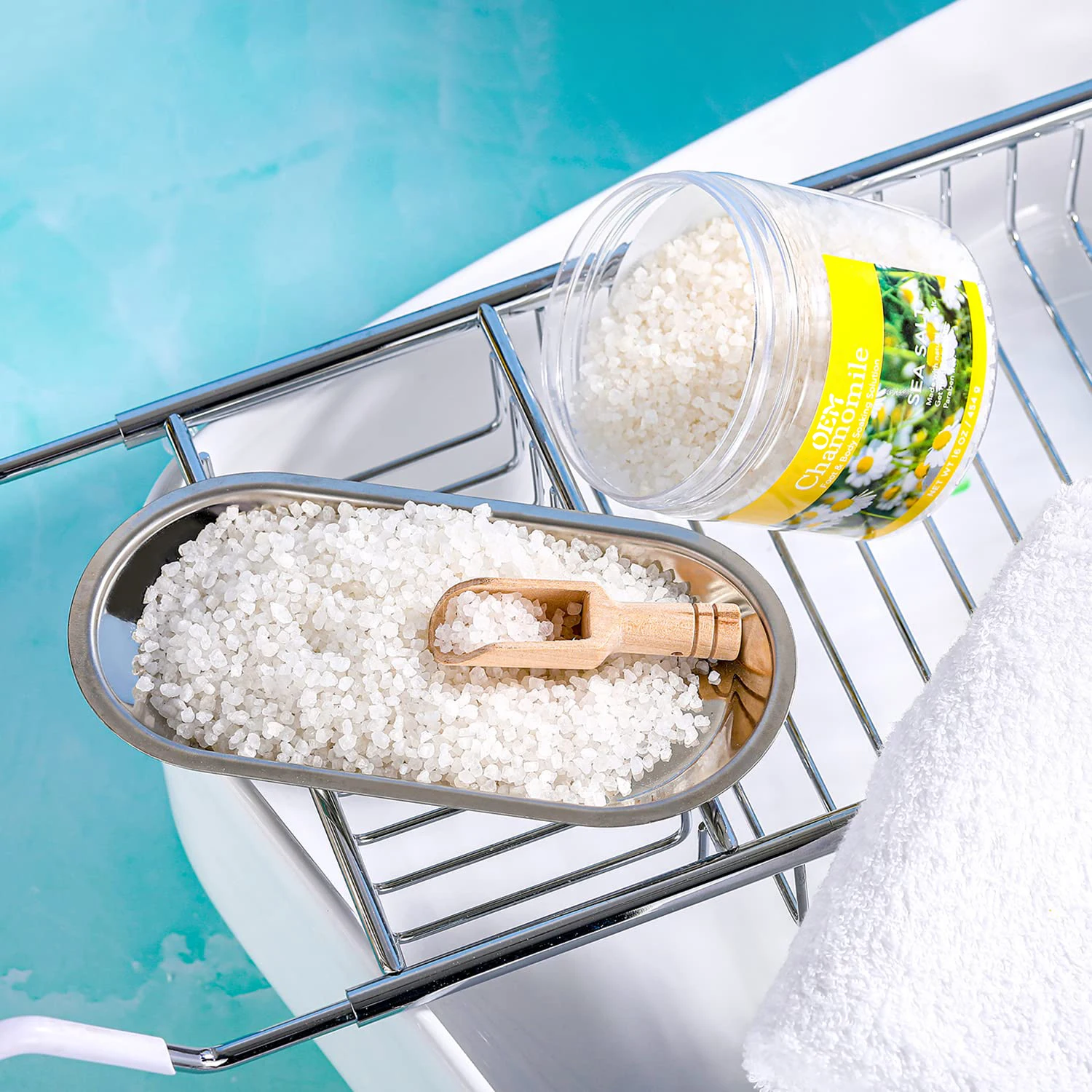 3*454 g Soothing Relieving Tension Relaxing Muscle Soak Bath Salt Sleep Formula Soaking Aid Pure Himalayan Salt Gift Set