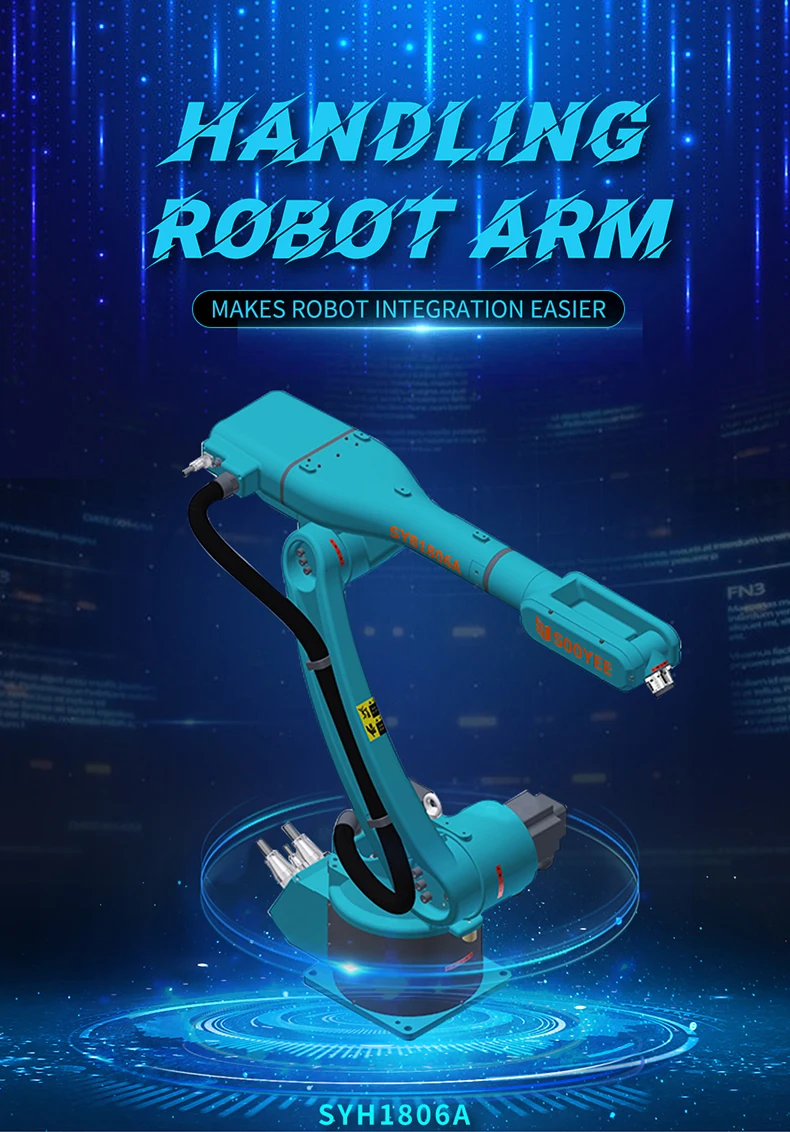 China Supplier 6 Axis Industrial Robotic Arm Automatic Manipulator Handling Robot Smart Laser Welding Machine