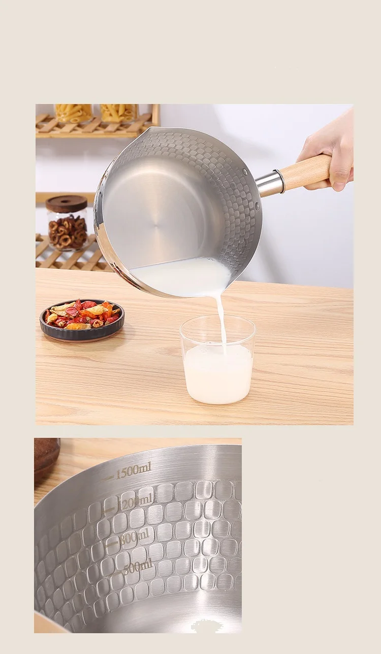 2021 Wholesale Noodle Pot  Instant Noodle Hot Pots 304 stainless steel Cooking Pot