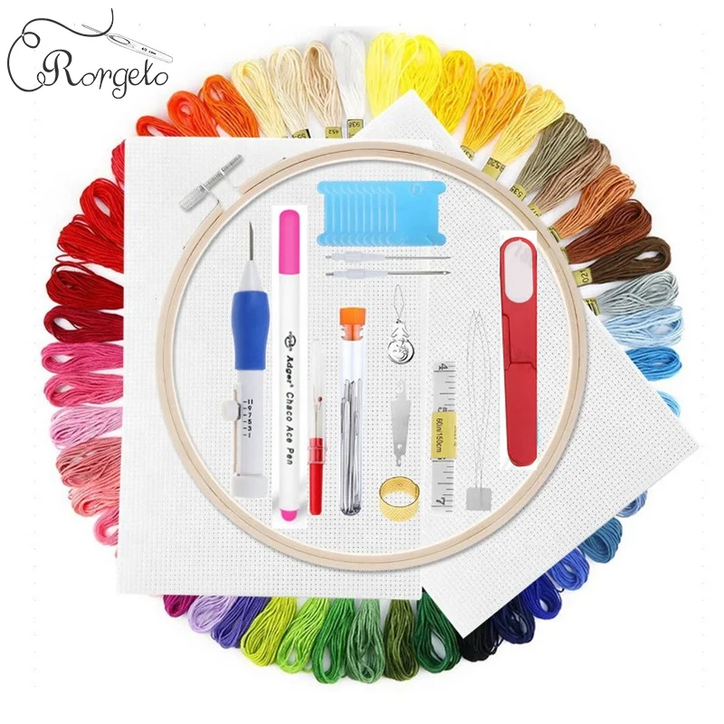 
Hot Sale Cross stitch tool embroideri thread cross stitch set 100 color cross stitch kits 