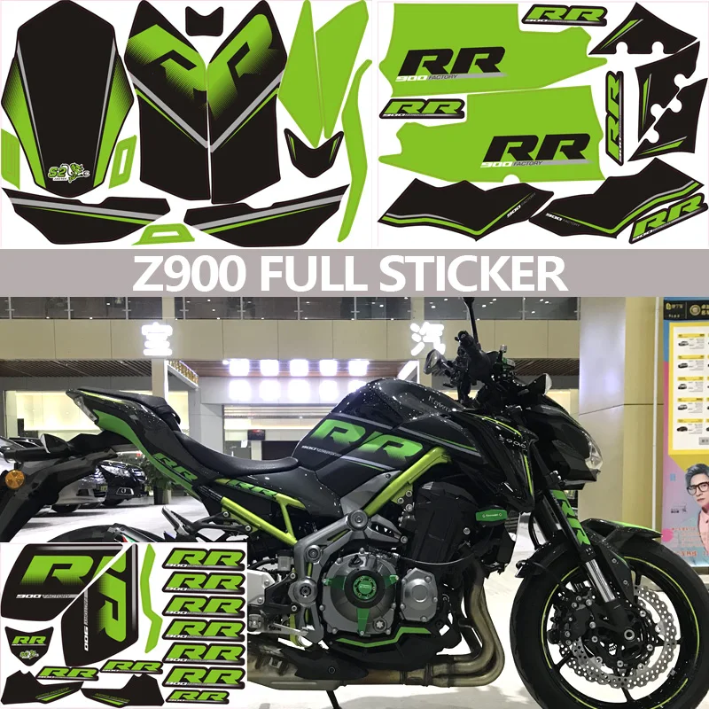 Wholesale Custom motorcycle car stickers full body sticker for kawasaki z900 stickers