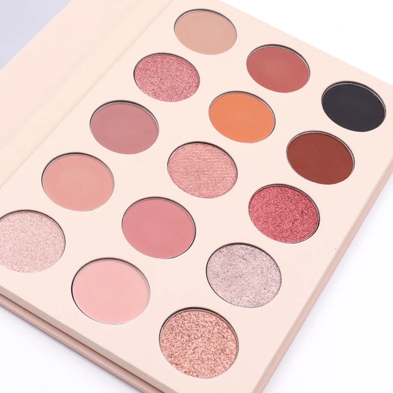 
2021 beautiful 15 color shimmer matte eyeshadow eye shadow palette makeup set for girls 