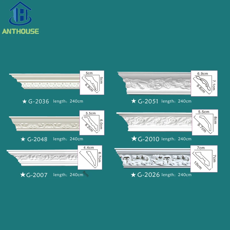 Высококачественная декоративная отделка двери, молдинг, внутреннее украшение, гибкая корона, молдинг, карниз, молдинг для настенного угла