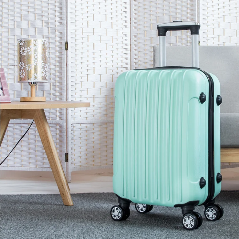 cute girly luggage set laggage bag travel luggage suitcase 3pcs abs trolley luggage