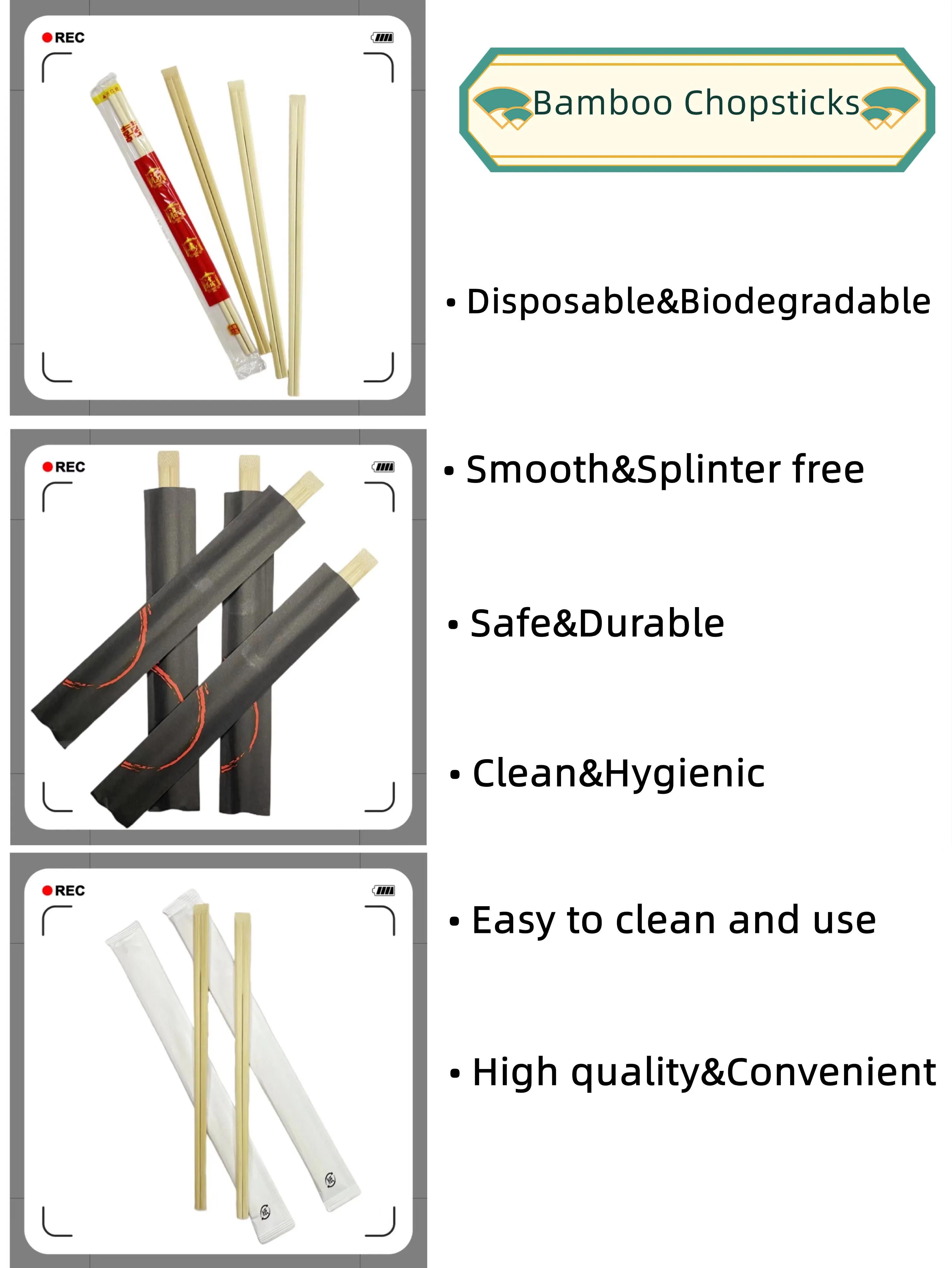 Practical Custom Japanese Chopsticks Sushi With Plastic Chopstick Sleeves For Restaurant