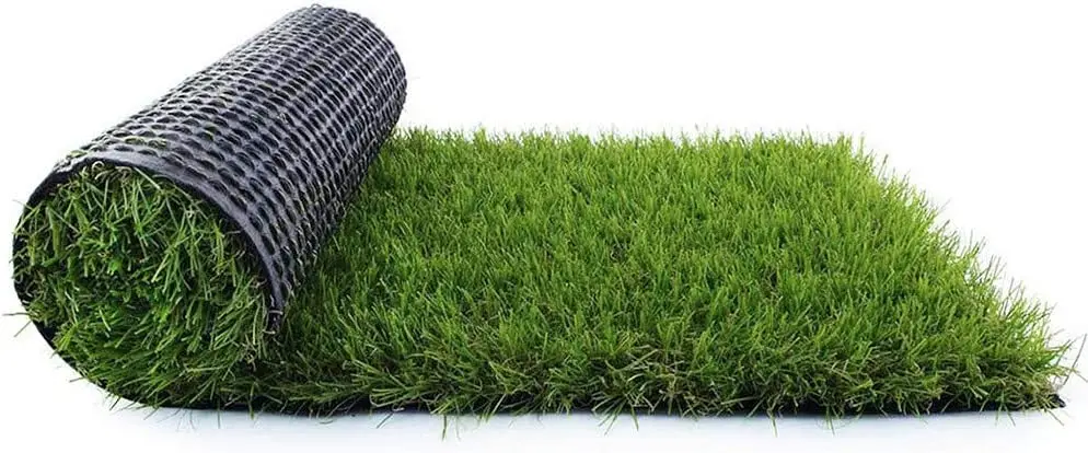6/12PCS Artificial Grass Turf Tiles12'x12'Pet Lawn Mat Garden Self draining Synthetic Rug for Patio House Decoration Balcony