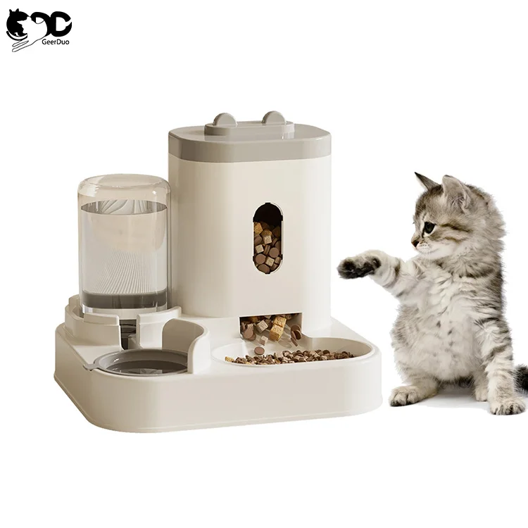 Geerduo Multi-function Smart Automatic Large Capacity Pet Cat Dog Food Water Feeder Dispenser