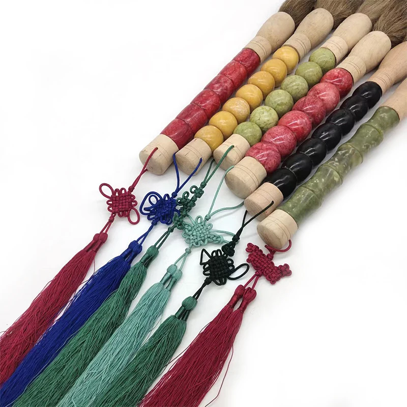 Китайские декоративные нефритовые кисти для каллиграфии