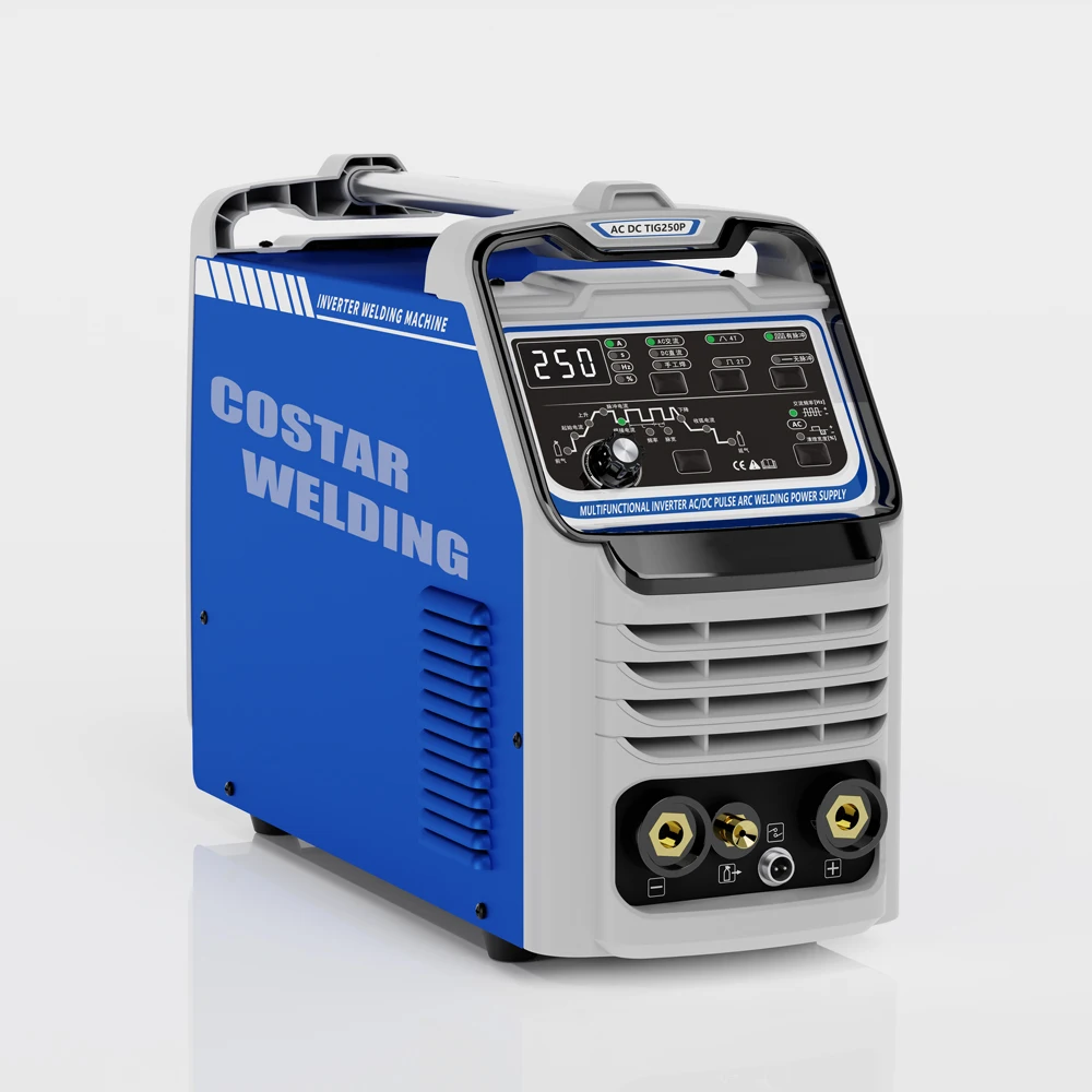 Новый патент 220 В IGBT AC DC TIG250 импульсный MMA TIG сварочный аппарат для алюминия TIG250P ACDC