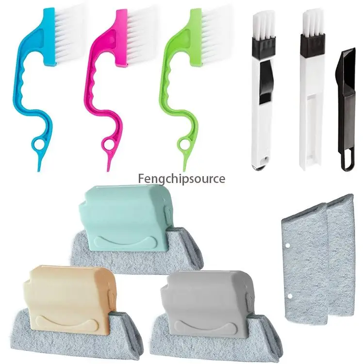 10 шт. ручной инструмент для очистки швов набор оконных щеток со сменной подкладкой