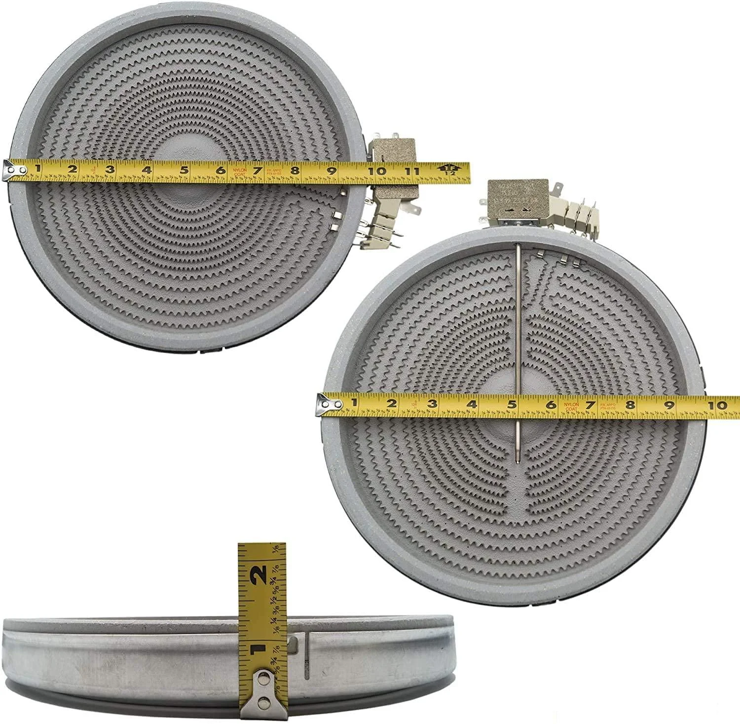 316555800 Range Stove Cooktop 9 Inch 6 Inch Dual Radiant Surface Element replace AP4556791 316418400 replacement