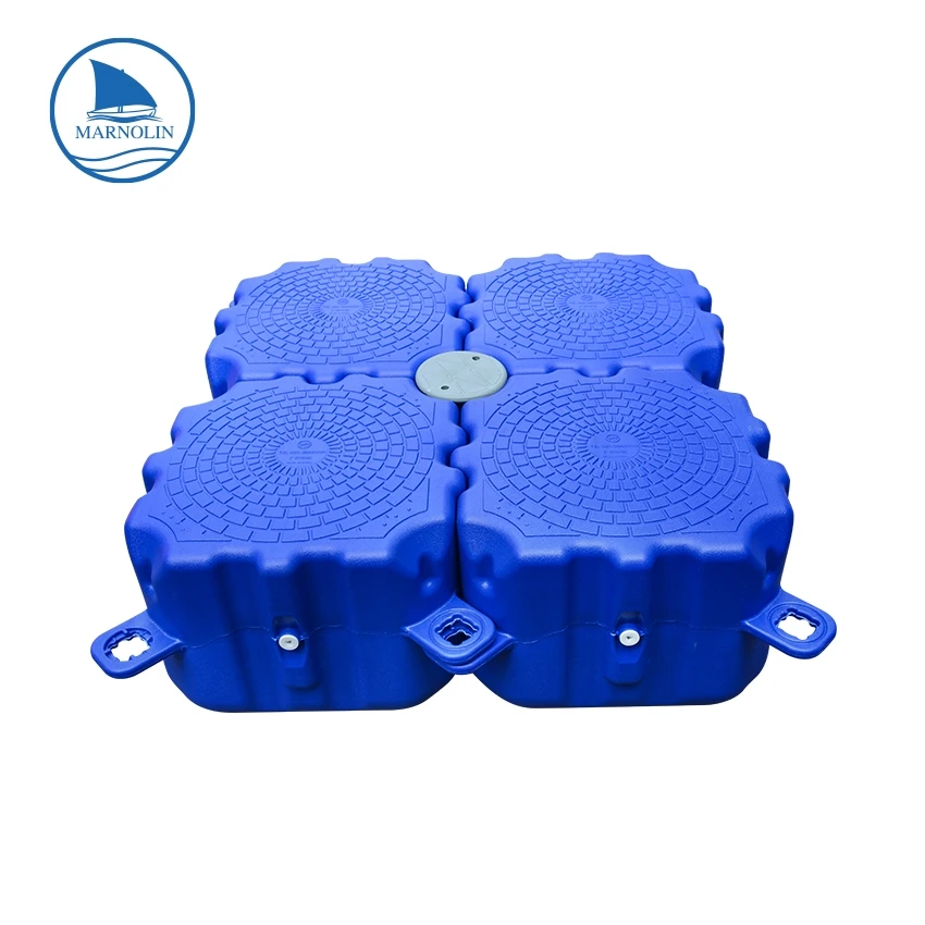 Modular floating pontoon plastic dock water buoy jet ski loading platform