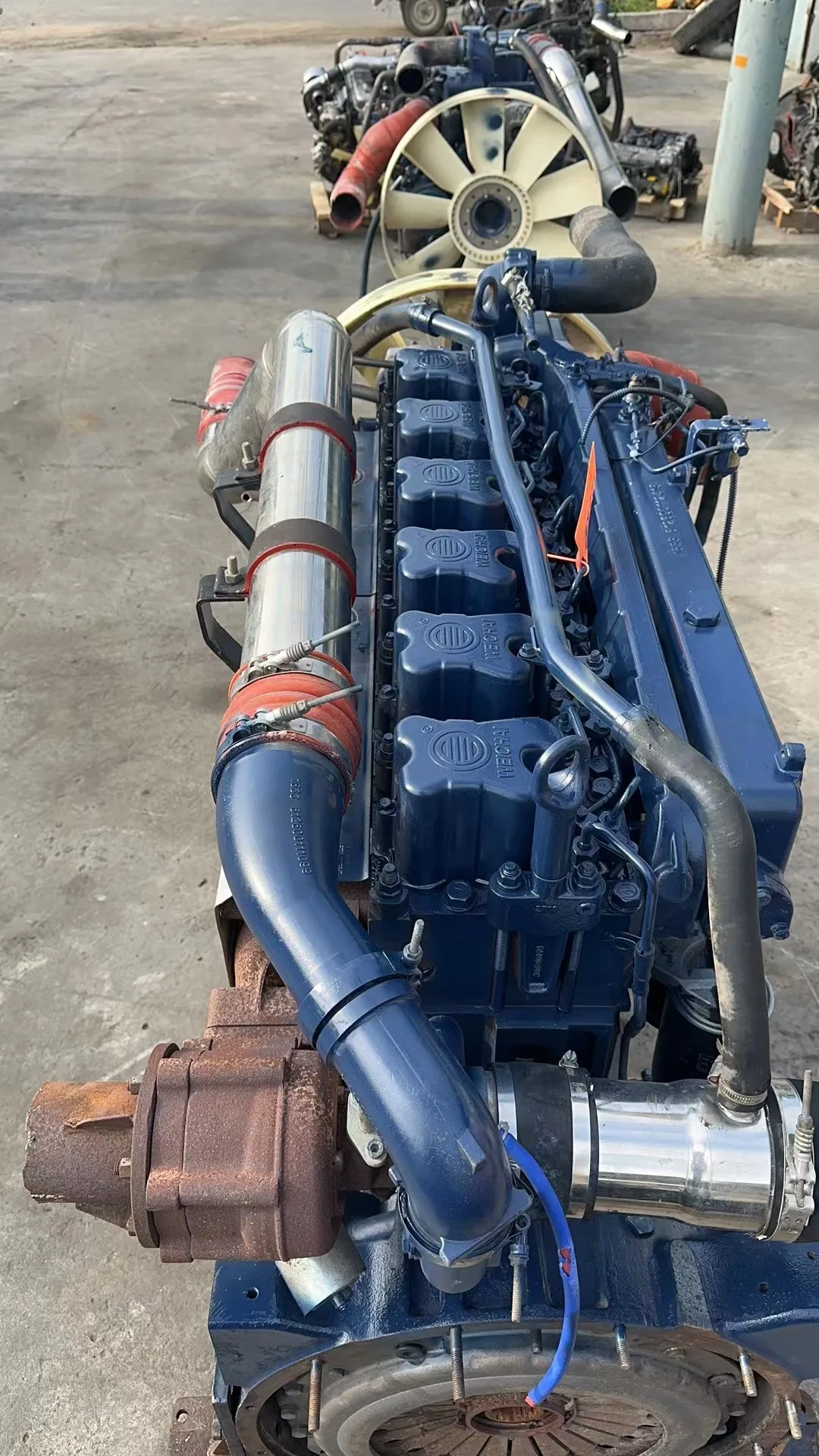 SHACMAN Foton Beiben Weichai original 380 430 HP used low price WP12 diesel engine CNG engine