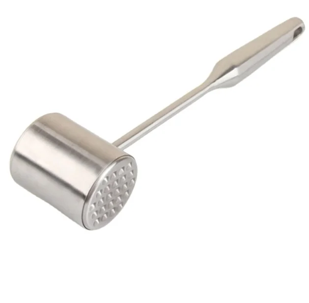 Amazon kitchen gadgets vegetable fruit tools meat heavy sturdy meat mallet pounder hammer stainless steel metal meat tenderizer