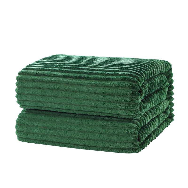 China Factory Wholesale Cheap Plush Microfiber Super Soft Fleece Blanket Solid Plaid Flannel Waffle Polar Fleece Blanket