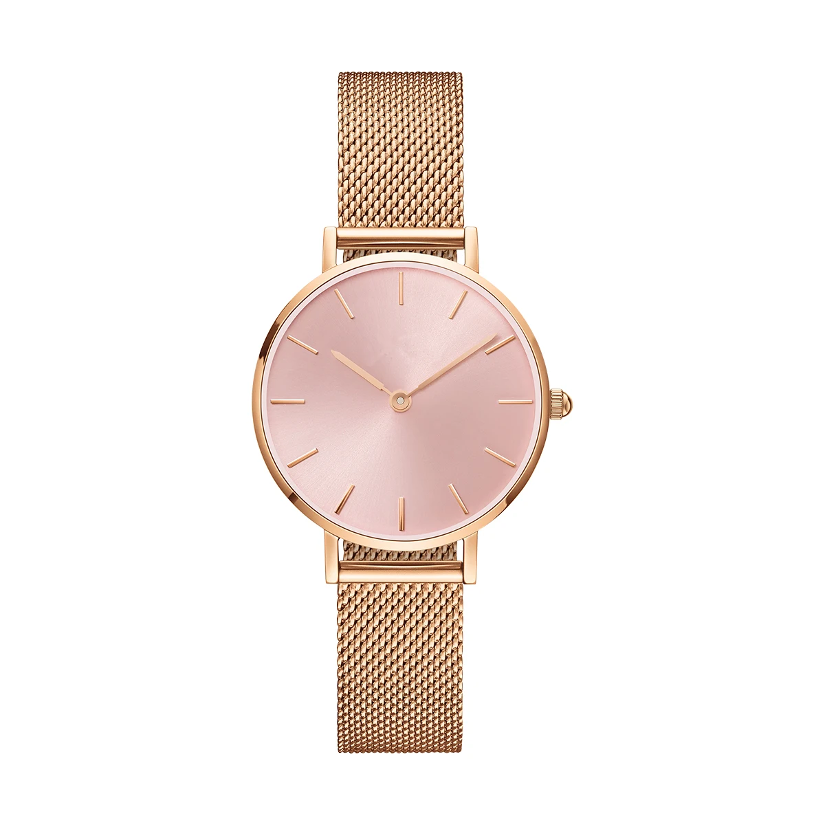 Женские ультратонкие кварцевые часы с логотипом