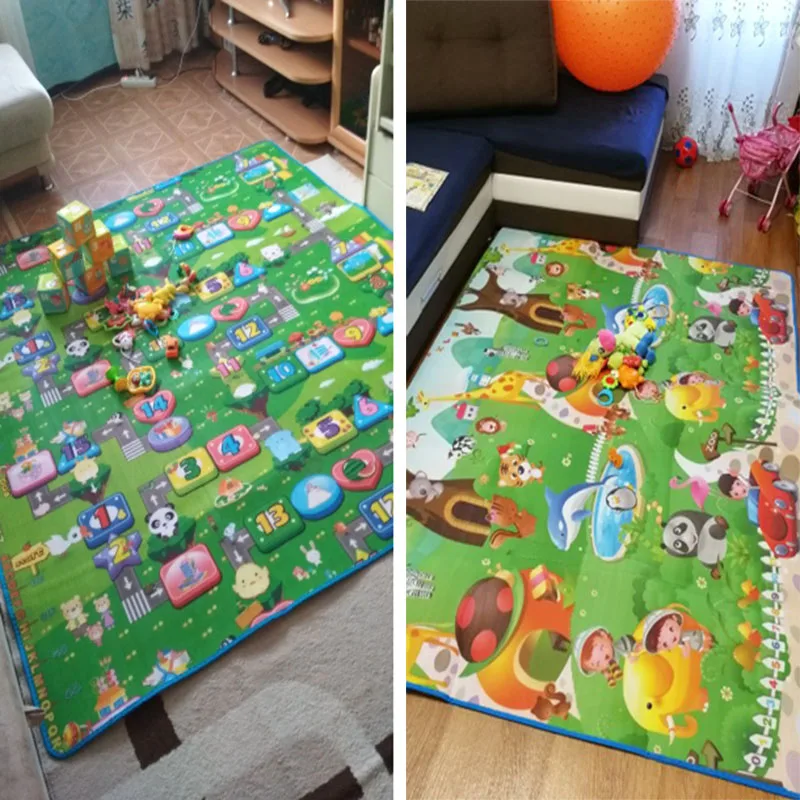 1cm 0.5cm Thick Baby Crawling Play Mat Educational Alphabet Game Rug For Children Puzzle Activity Gym Carpet Eva Foam Kid Toy