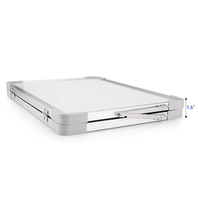 Foldable Dry Erase Whiteboard Portable Mini Easel On Table