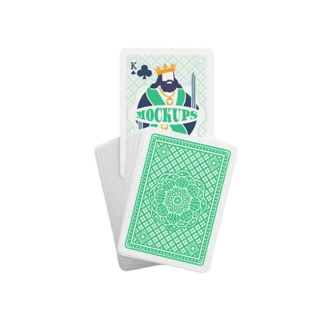 custom 54 cards poker game with your logo  Durable paper Playing games cards