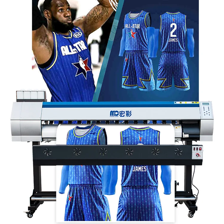 Manufacture Roll to Roll Textile Dye Sublimation Heat Transfer Inkjet Printer for Sublimation Paper Heat Transfer Printing