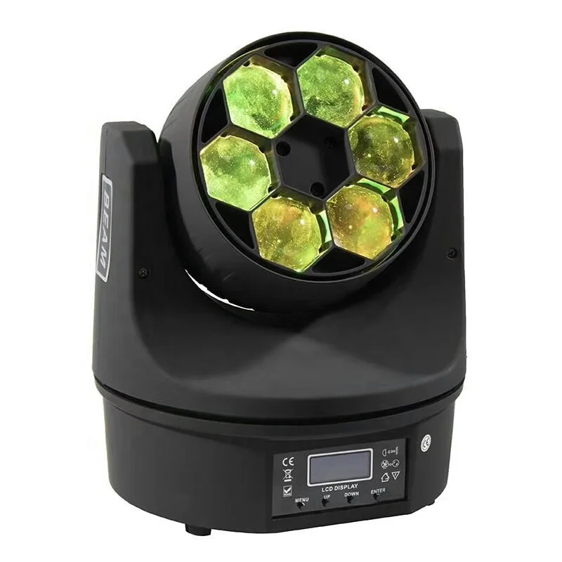  Мини пчелиный глаз BALME0641 6ps 12w LED RGBW 4 в 1 диско движущееся головное профессиональное