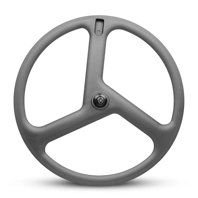 700c Carbon Tri Spoke 40mm Depth Clincher Road Bike rim brake carbon fiber wheels