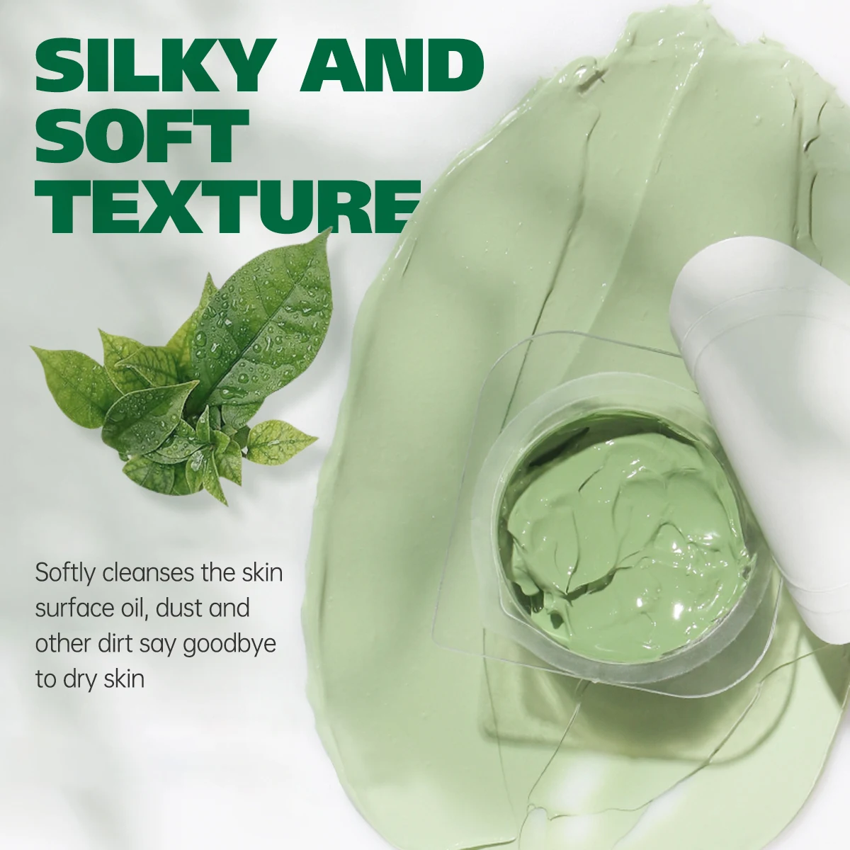 Material Body Customization OEM/ODM Tea Tree Portable Facial Mud Mask Green Tea Clay Mask Stick Clay Mask Box
