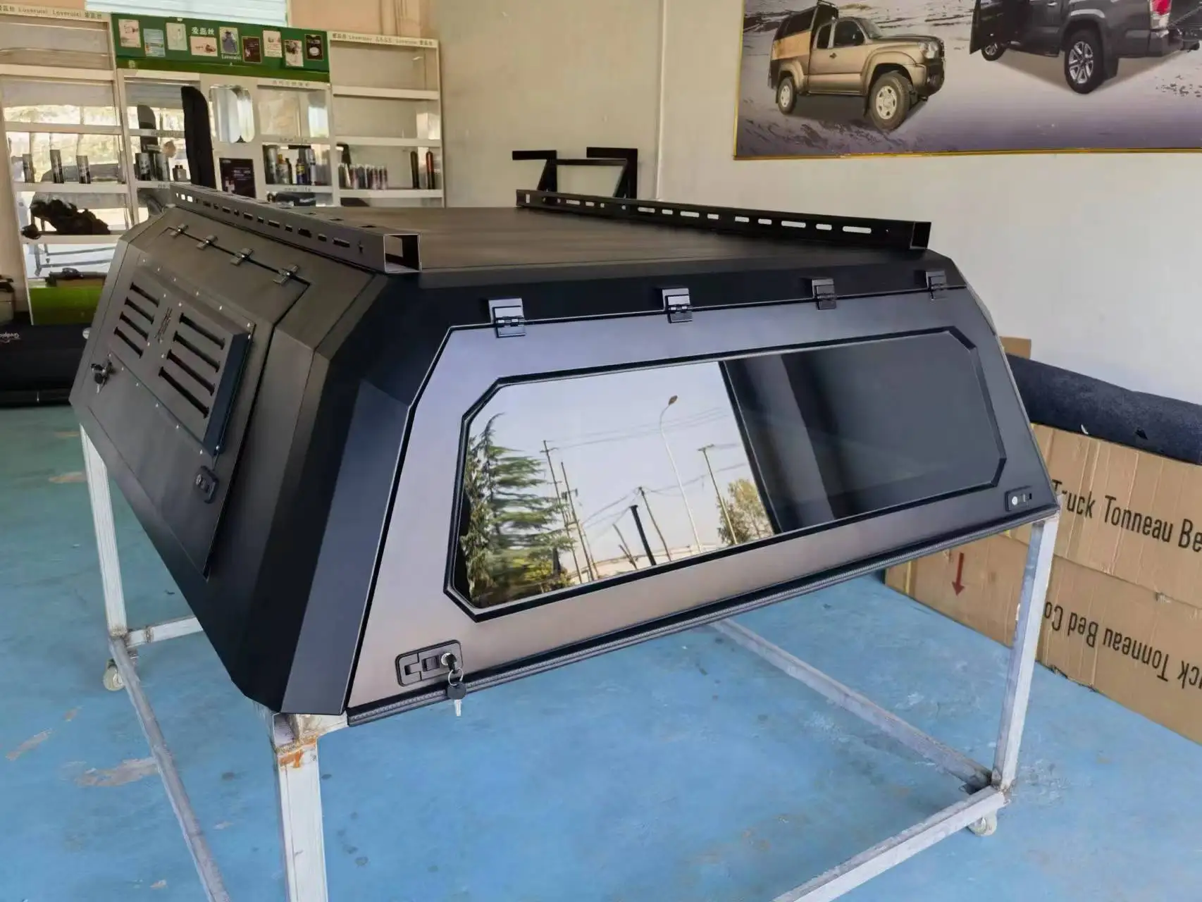 Hard pickup top canopy for Ford Ranger Toyota Hilux Revo Vigo SR5 waterproof truck camper shells toppers truck tops