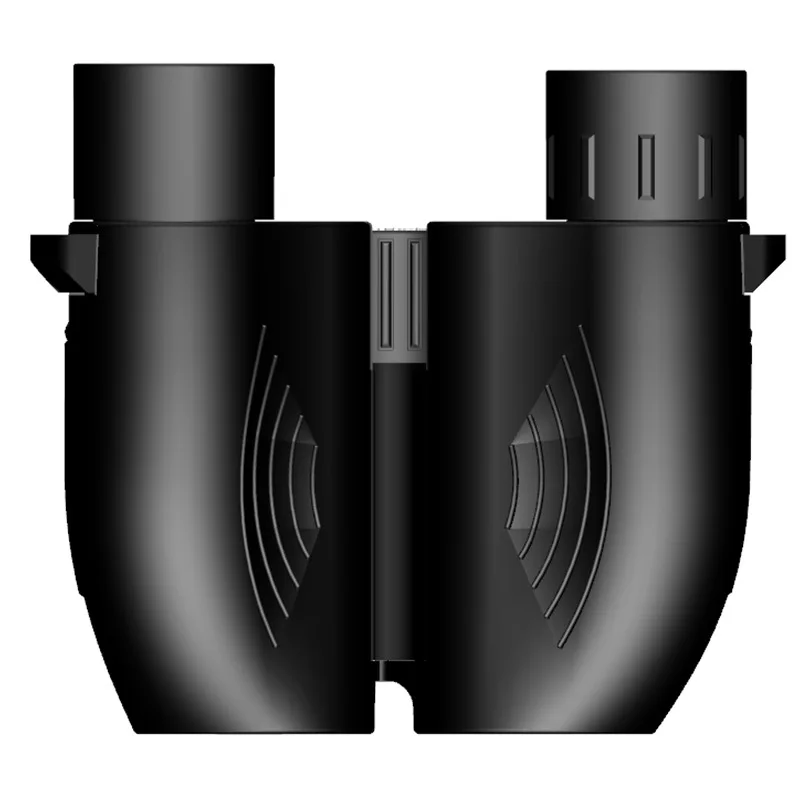 BIJIA 10X25 High Definition High Power Small Paul Binoculars Low Light Night Vision Outdoor portable For Gift/Hiking/Camping