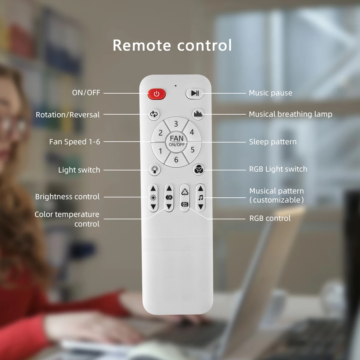 Smart APP Rgb Lamp Morden Fan Light Ceiling With Remote Control 20 inch Ceiling Fan Light For Bedroom