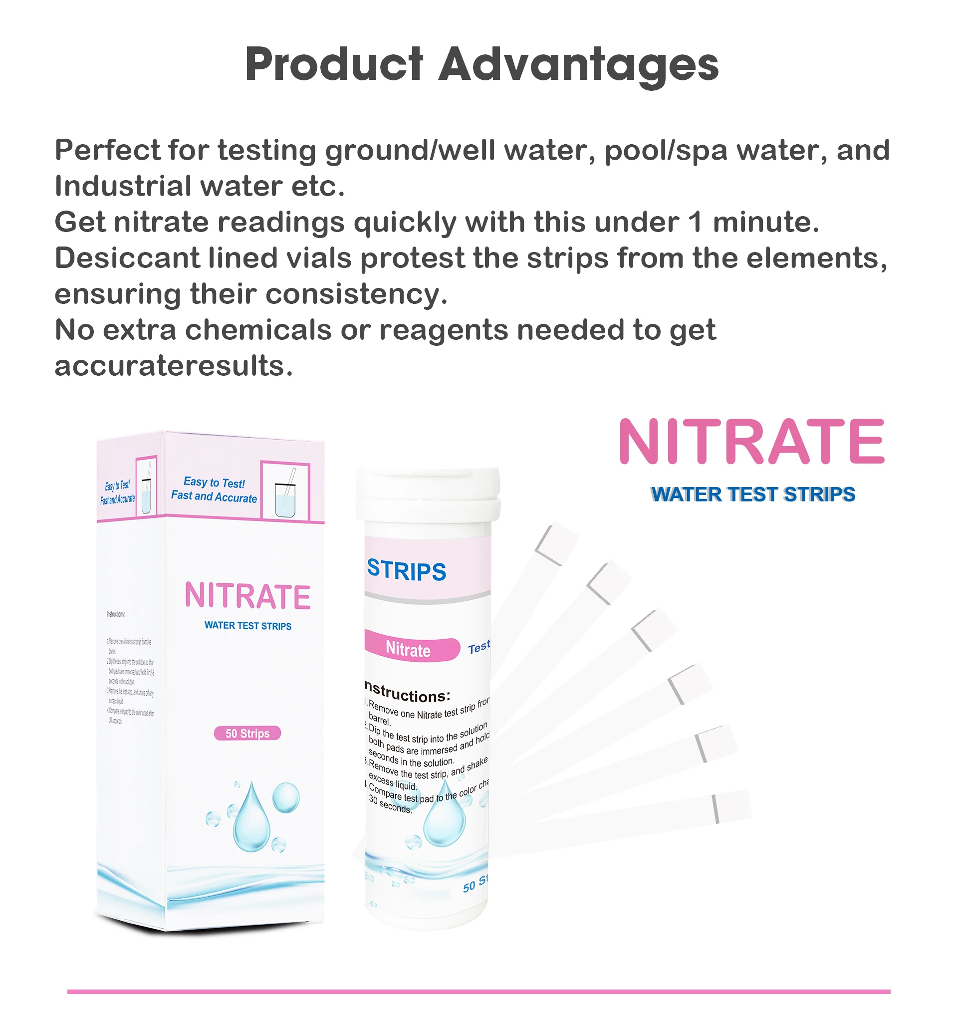 fish pond aquarium nitrate water test strips nitrate test kit