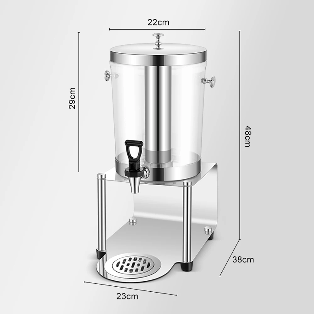 China Commercial Cold Beverage Stainless Steel Plastic Drink Dispenser Juice Dispenser