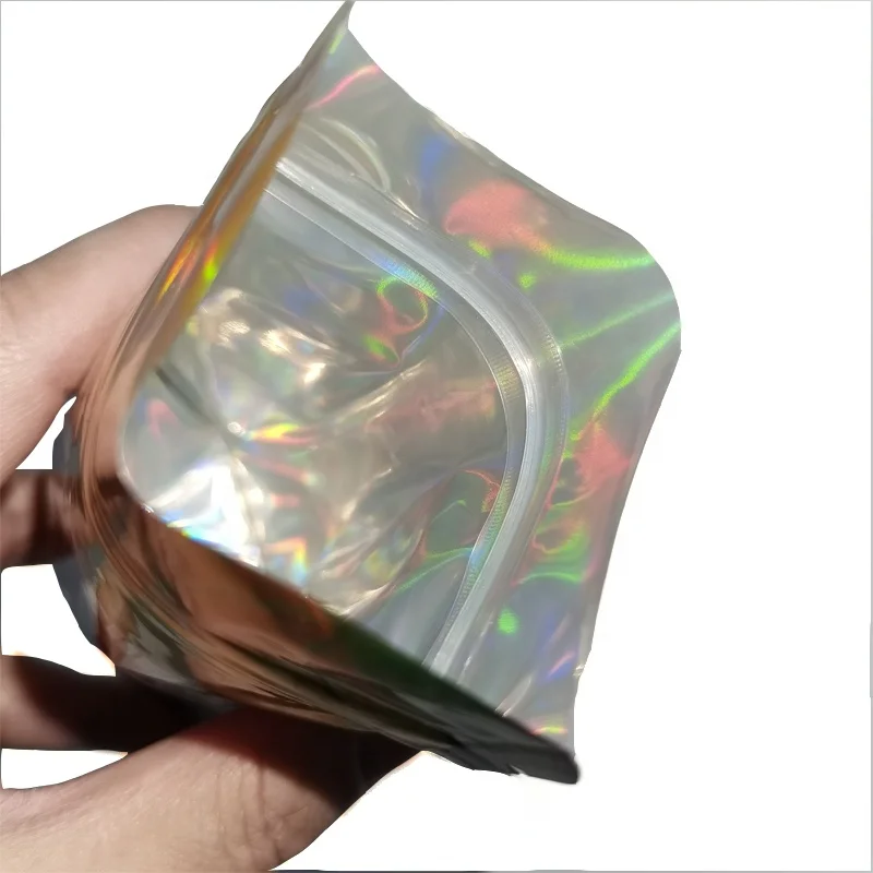 Custom printed candy bags child resistant resealable Edibles Gummy smell proof zip lock mylar bags