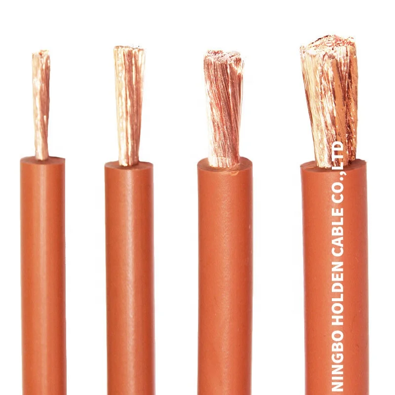 0 1 2 AWG copper wire price per meter 75mm2 150MM2 welding cable