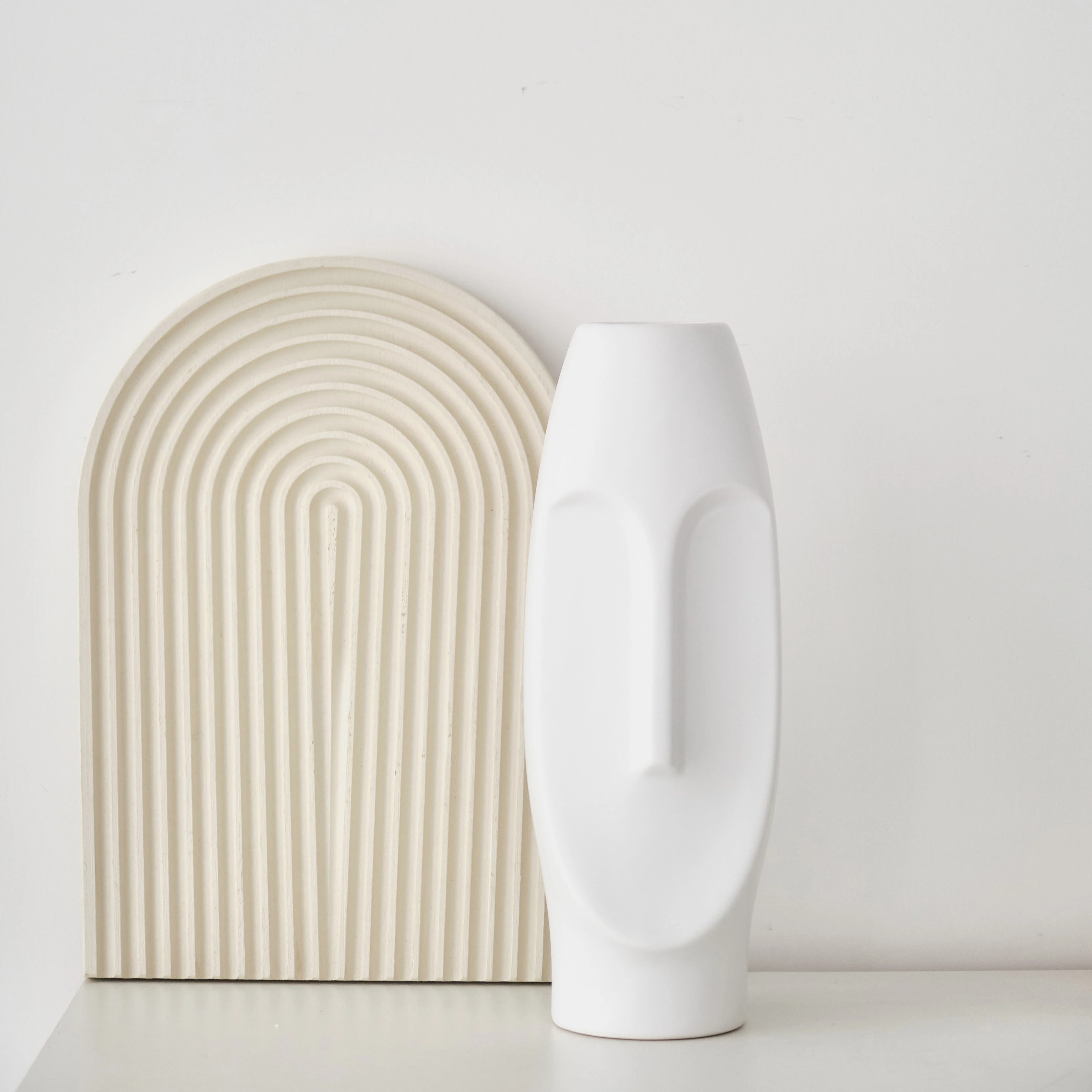 Home Decor Modern Nordic Style Face Vases Simple Design Human face Ceramic Flower vase