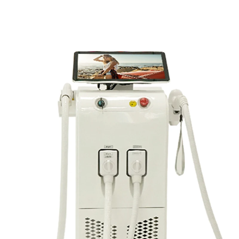 2 in 1 diode laser hair removal IPL skin rejuvenation multi function machine with big screen