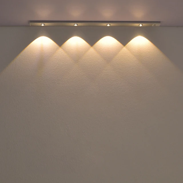 Cat Eyes 20/30/40/60/80cm PIR Motion Sensor USB Rechargeable LED Under Cabinet Light